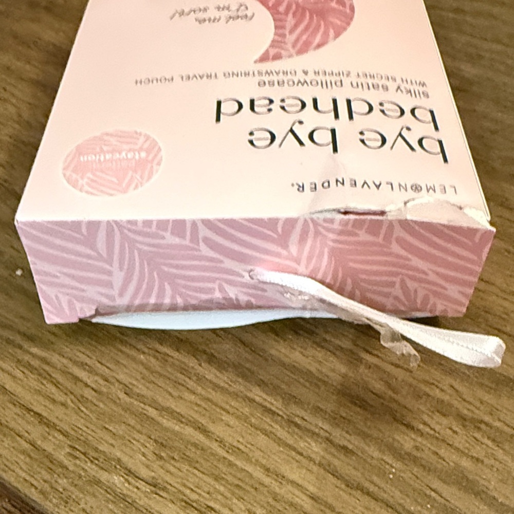 Pink Silky Satin Pillowcase with Drawstring Travel Pouch - Picture 3 of 5